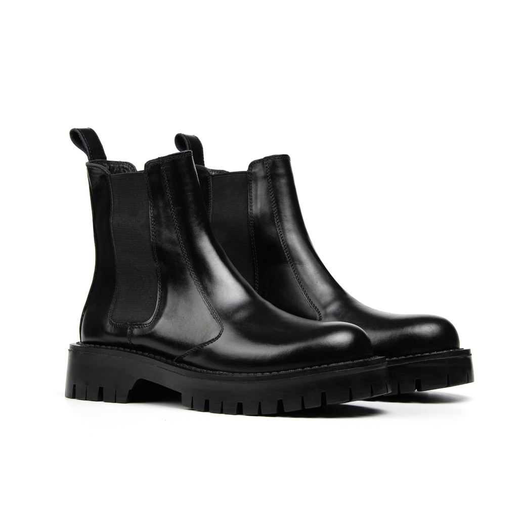 Giày Chelsea boot đế cao 4,5cm The Hades Chunky Chelsea boots August CK01