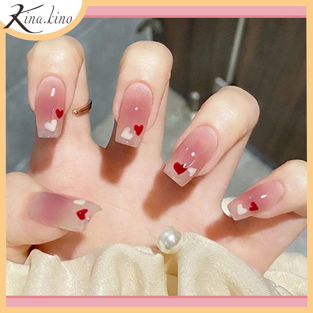 Bộ 24 móng tay giả Cao Cấp-Kinakino Phukienlamdep