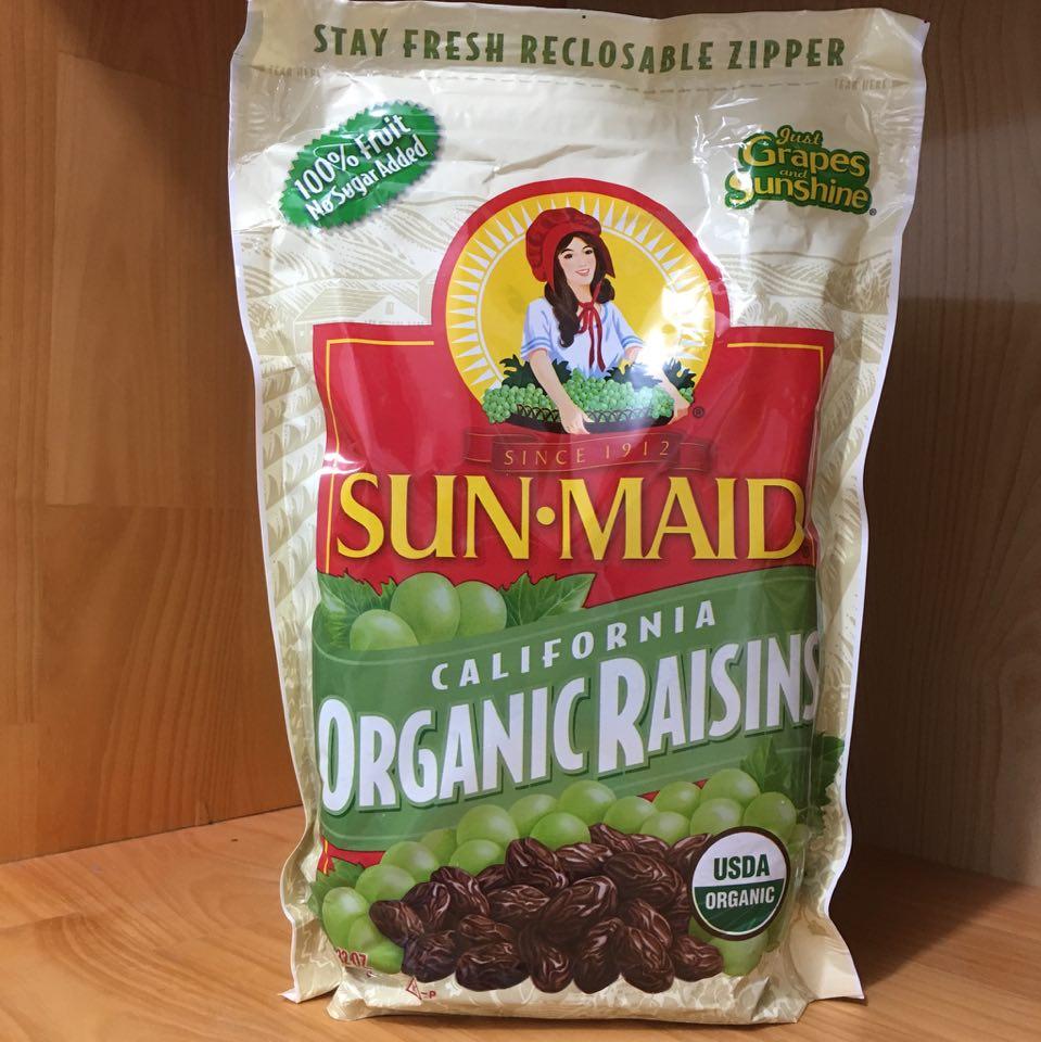 Nho khô hữu cơ Sunmaid Mỹ Gói 907g hàng mới về siêu ngon