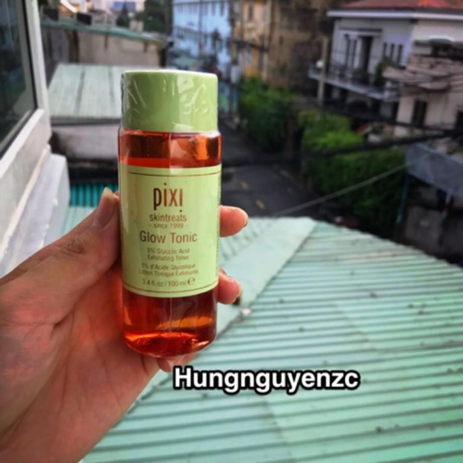 Pixi glow tonic exfoliating toner tẩy da chết