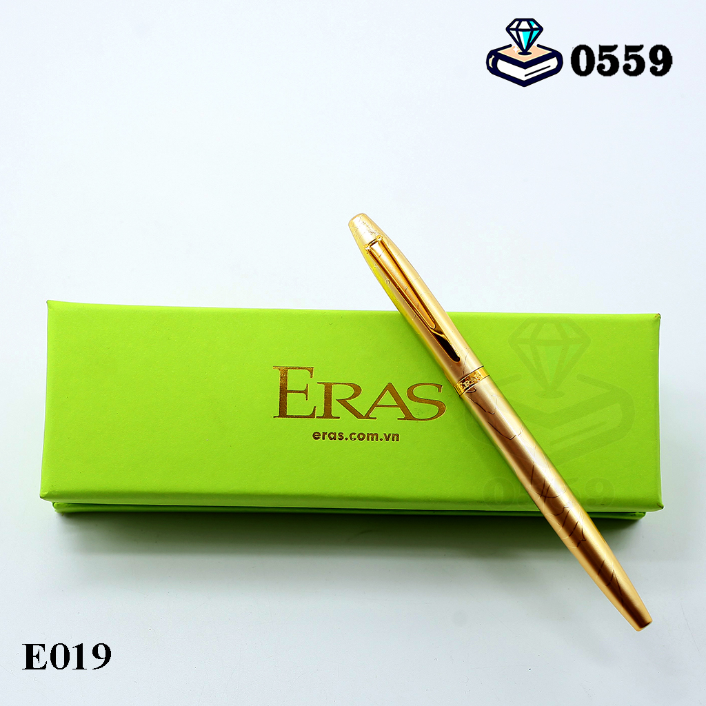 Bút máy kim tinh ngòi mài nét thanh nét đậm eras E019 , tay cầm định vị chống trơn trượt VPP 0559, tặng 01 ngòi