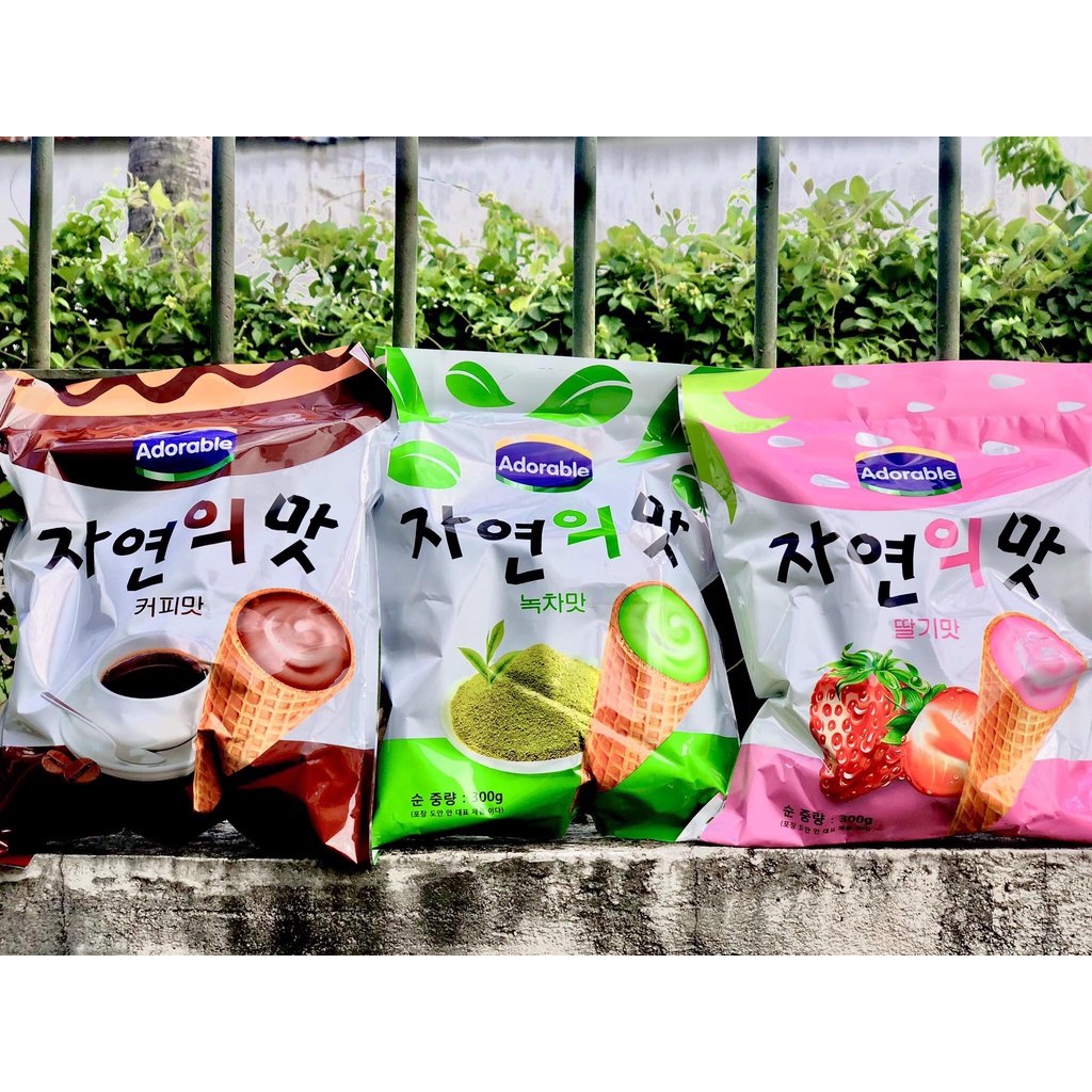 Bánh ốc quế hàn quốc adorable 300g