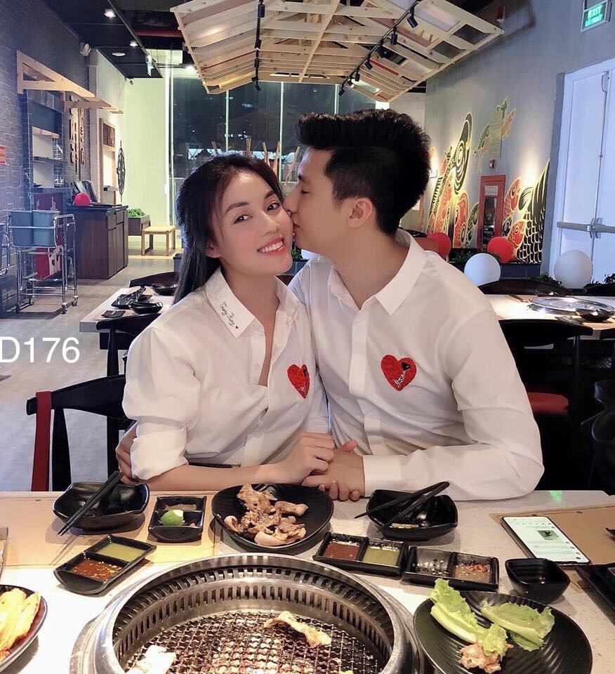 [HCM]áo sơ mi lụa nam nữ thiết kế body chuẩn đẹp trai siêu phong cho các cặp đôi forever sang chảnh