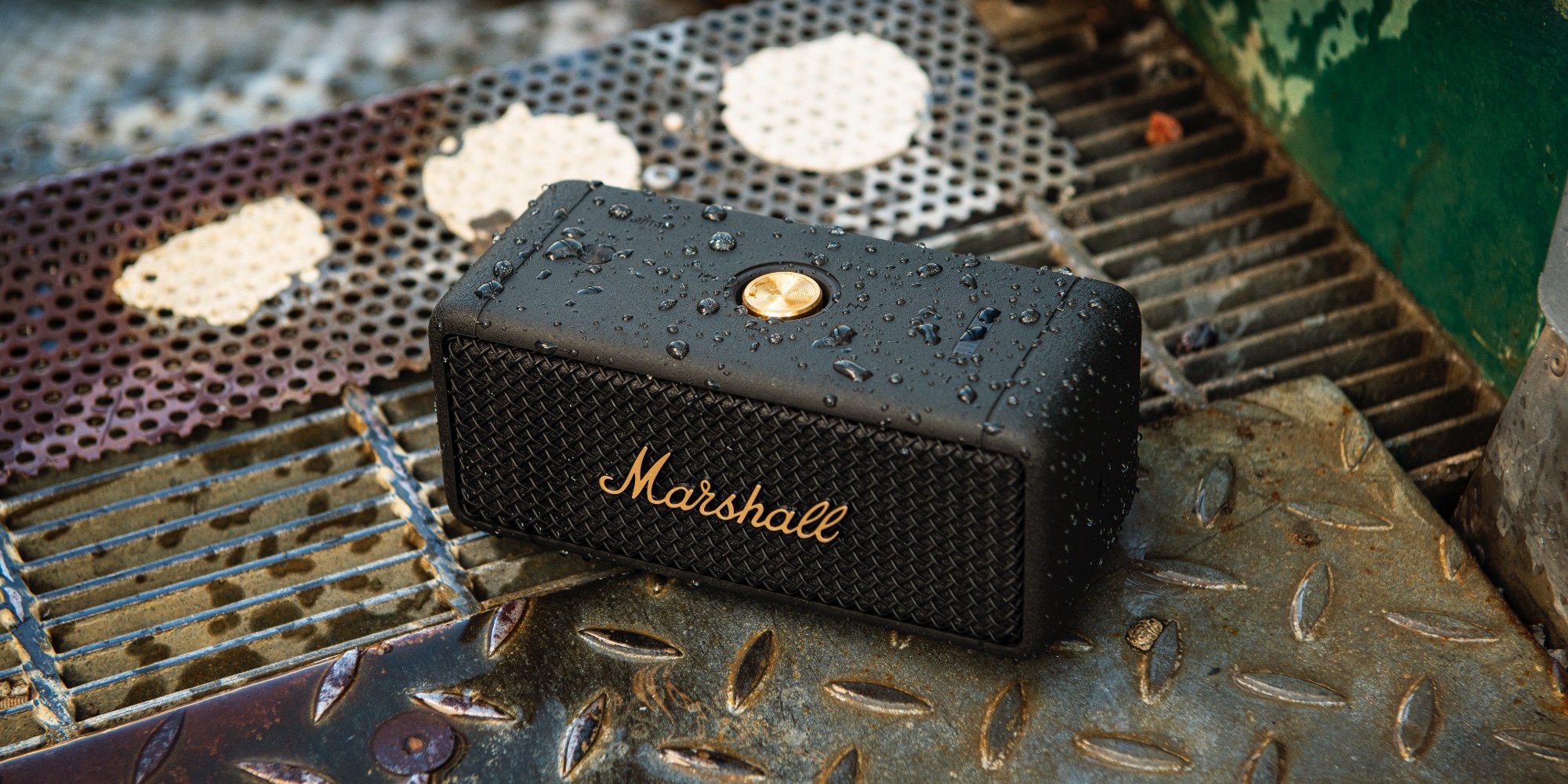 [HCM]Loa Bluetooth Marshall Emberton black and brass CHÍNH HÃNG newseal 100% - BẢO HÀNH 12 THÁNG