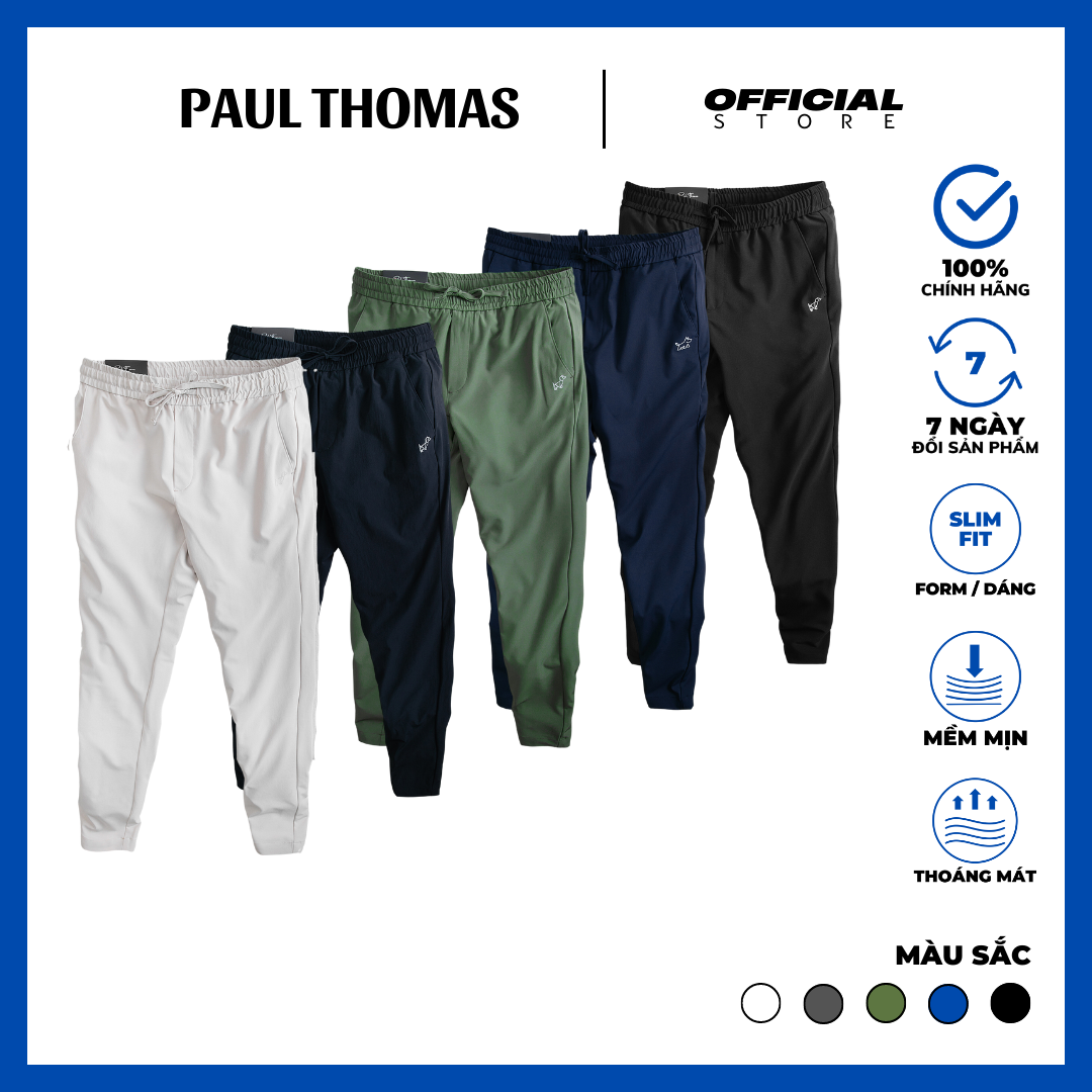 Quần dài gió cạp chun - paul thomas