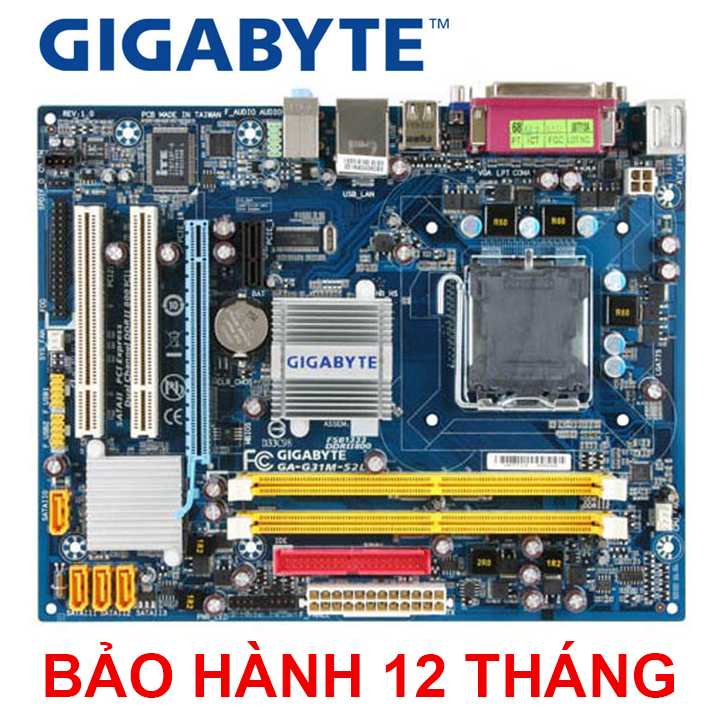 Main Giga G31 socket 775 ram DDR2 - Bo mạch chủ Gigabyte G31