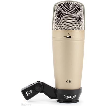 Micro thu âm condenser tốt, sử dụng trong phòng thu, biểu diễn sân khấu | Behringer C-3