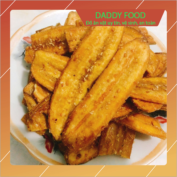 200g chuối sấy giòn Đà Lạt siêu ngon, hàng mới date mới