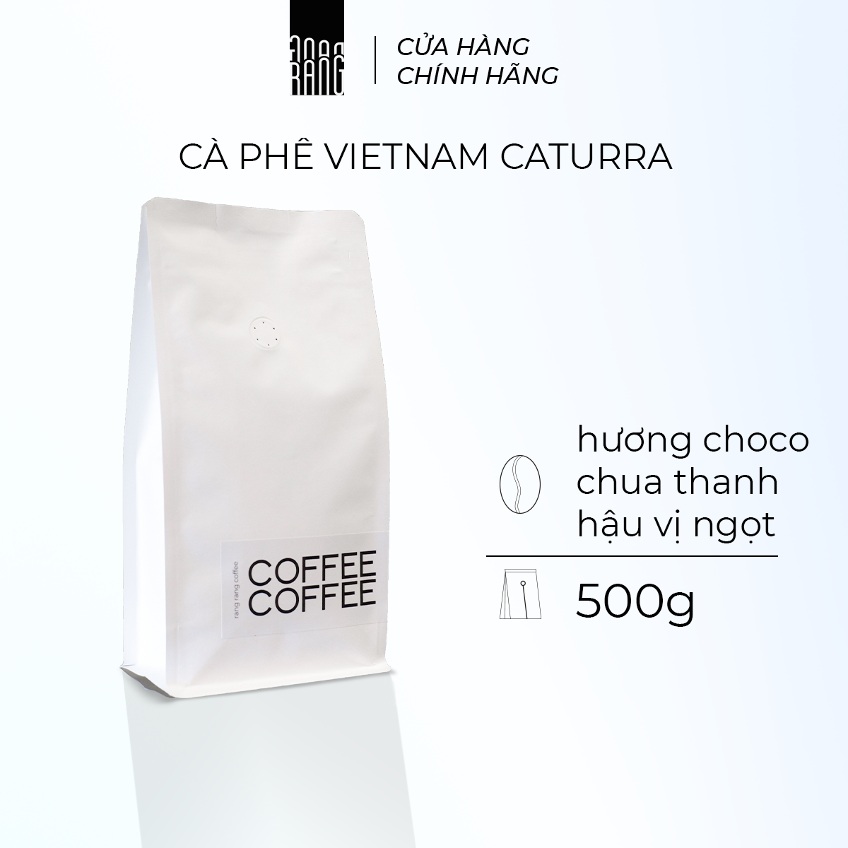 Cà Phê Rang Xay Nguyên Chất Arabica - Pha Espresso, Pha Phin, Hương Socola, Chua Thanh rang rang coffee 500gr