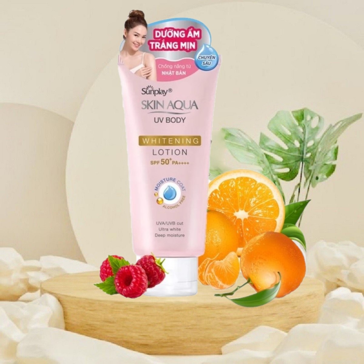 Kem Chống Nắng Toàn Thân Sunplay Whitening Lotion 150g Dưỡng Thể Chống Nắng Cấp Ẩm Tối Ưu Dưỡng Sáng Mịn Da