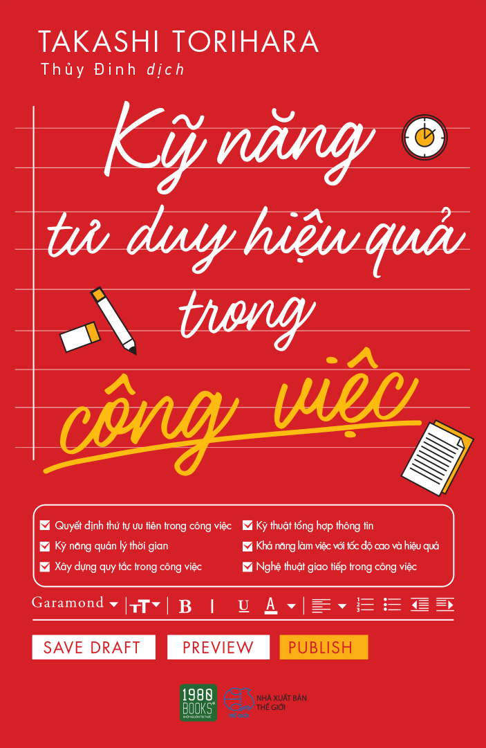 Fahasa - Kỹ Năng Tư Duy Hiệu Quả Trong Công Việc