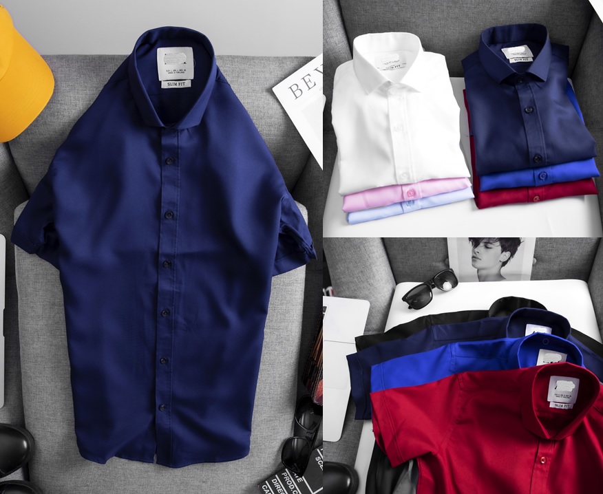 Sơ mi nam za-ra ngắn tay cao cấp chất cotton mềm mịn d365-smn17
