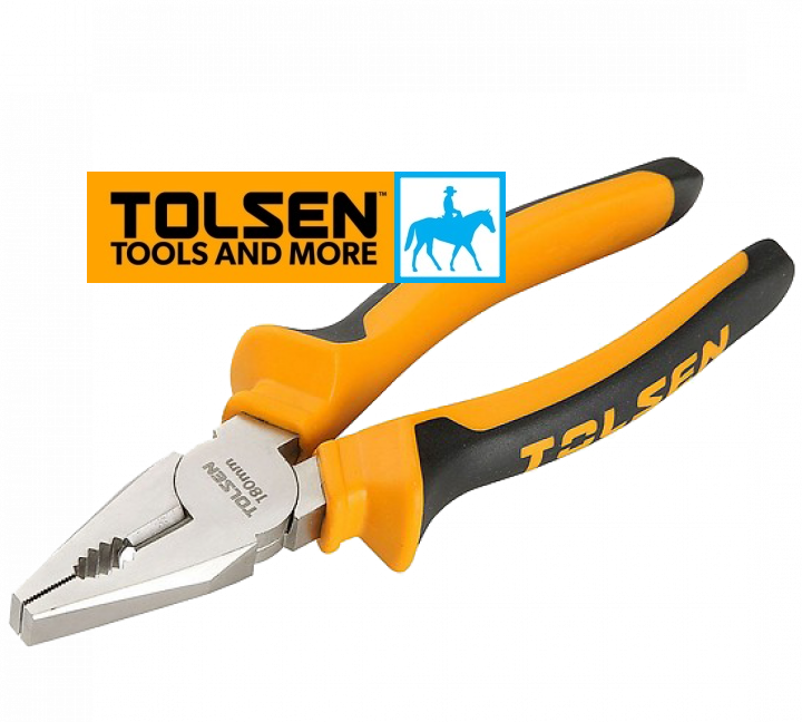 Tolsen kềm răng kìm điện 200mm 8inch thép crv 10002