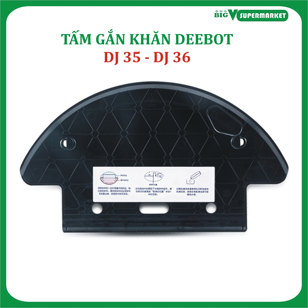 Đế gắn khăn lau cho robot hút bụi ecovacs deebot dj35, dj36