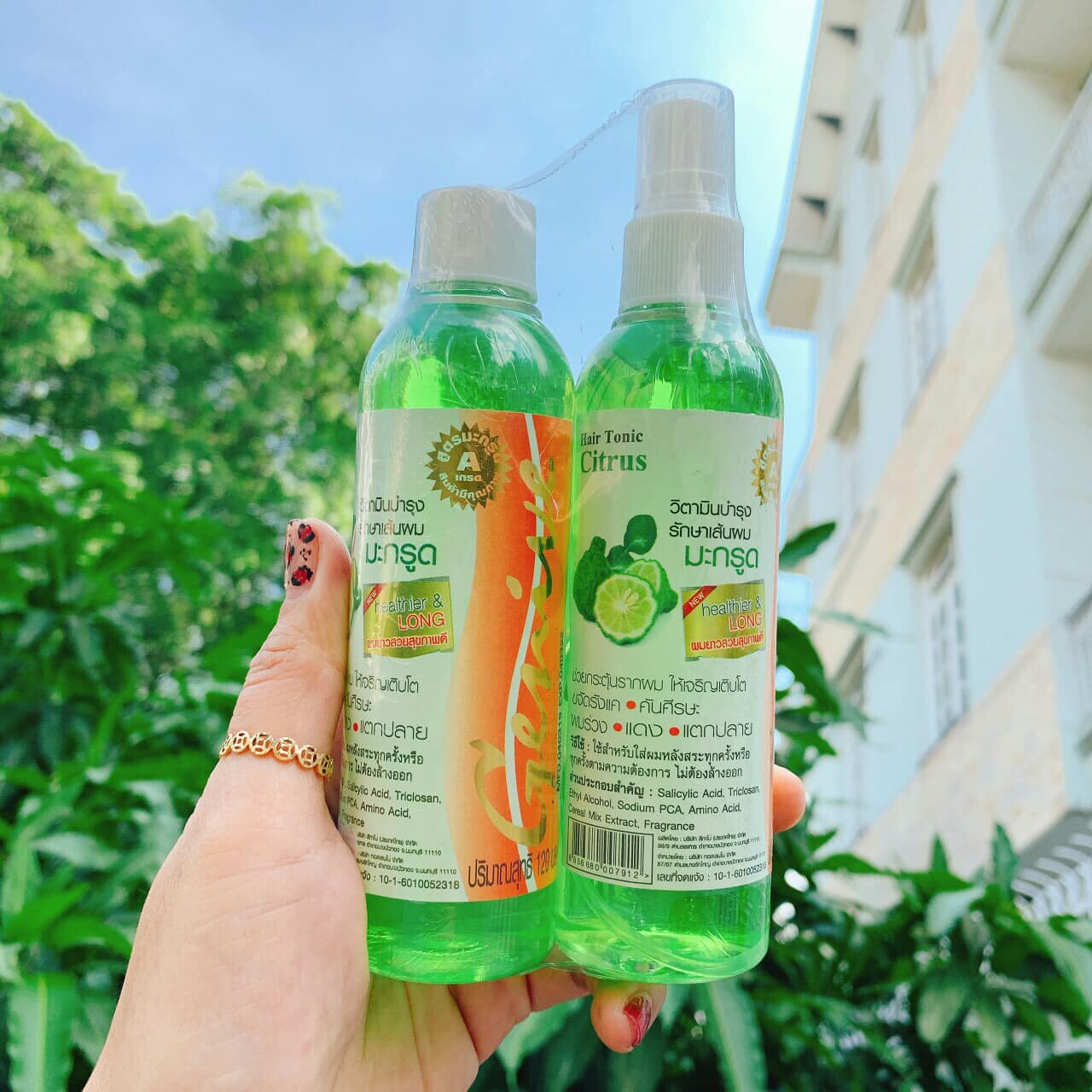 Xịt tinh dầu bưởi Citrus kích thích mọc tóc made in Thái Lan