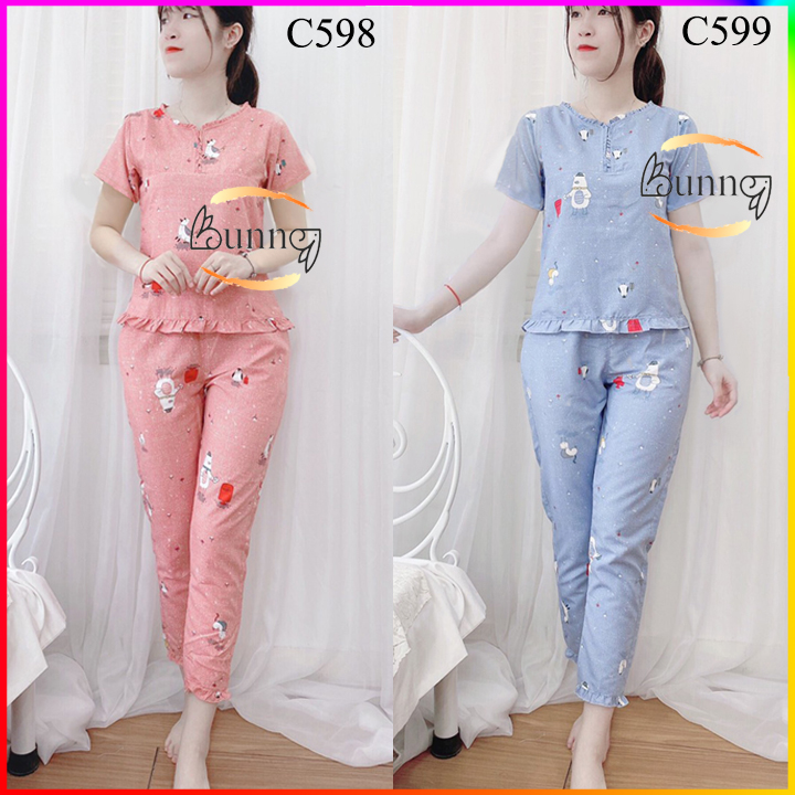 Đồ bộ nữ, Đồ bộ mặc nhà kate thái mát dễ thương
