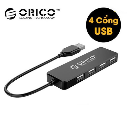 Bộ chia usb orico 4 cổng 2.0 pl01 chính hãng