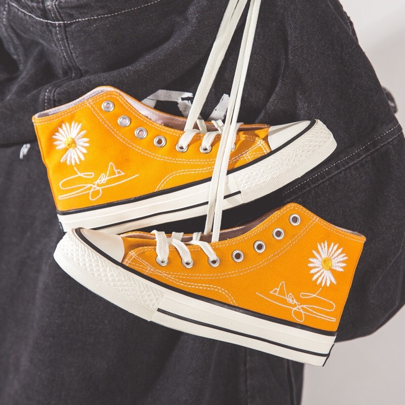 ▼✷♀  Giày CV Hoa Cúc Cổ Cao Full Box