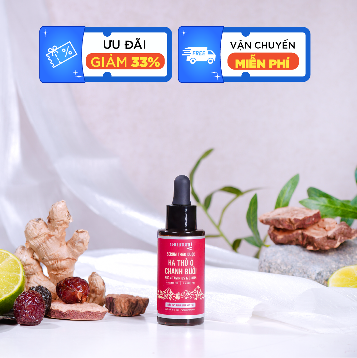 Serum thảo dược kích thích mọc tóc Namnung