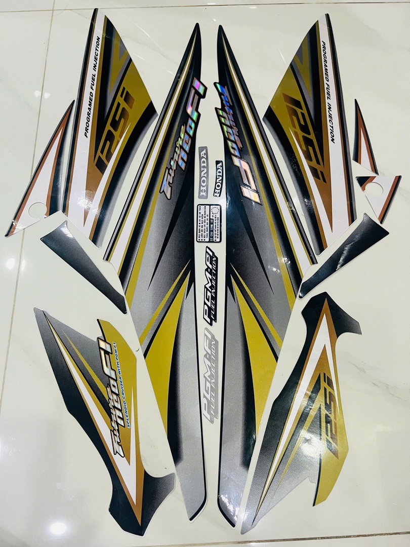 Bộ tem decal dán xe máy Honda Future Neo 125 Fi màu đen zin thái siêu đẹp