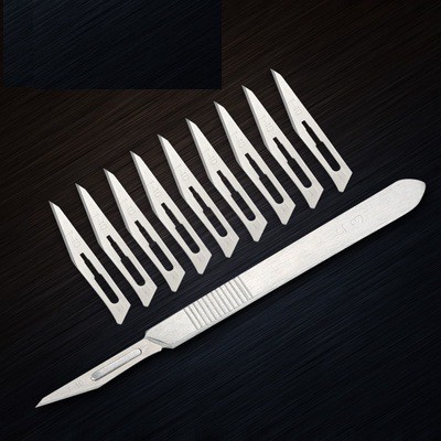 Combo cán dao mổ số 3 kèm 10 lưỡi dao số 11