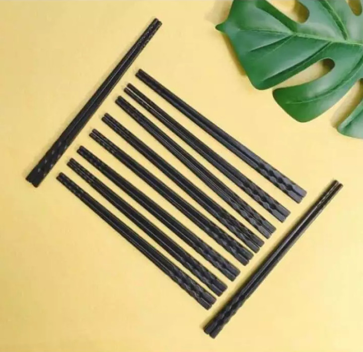 Bộ 10 đôi đũa đen Melamine