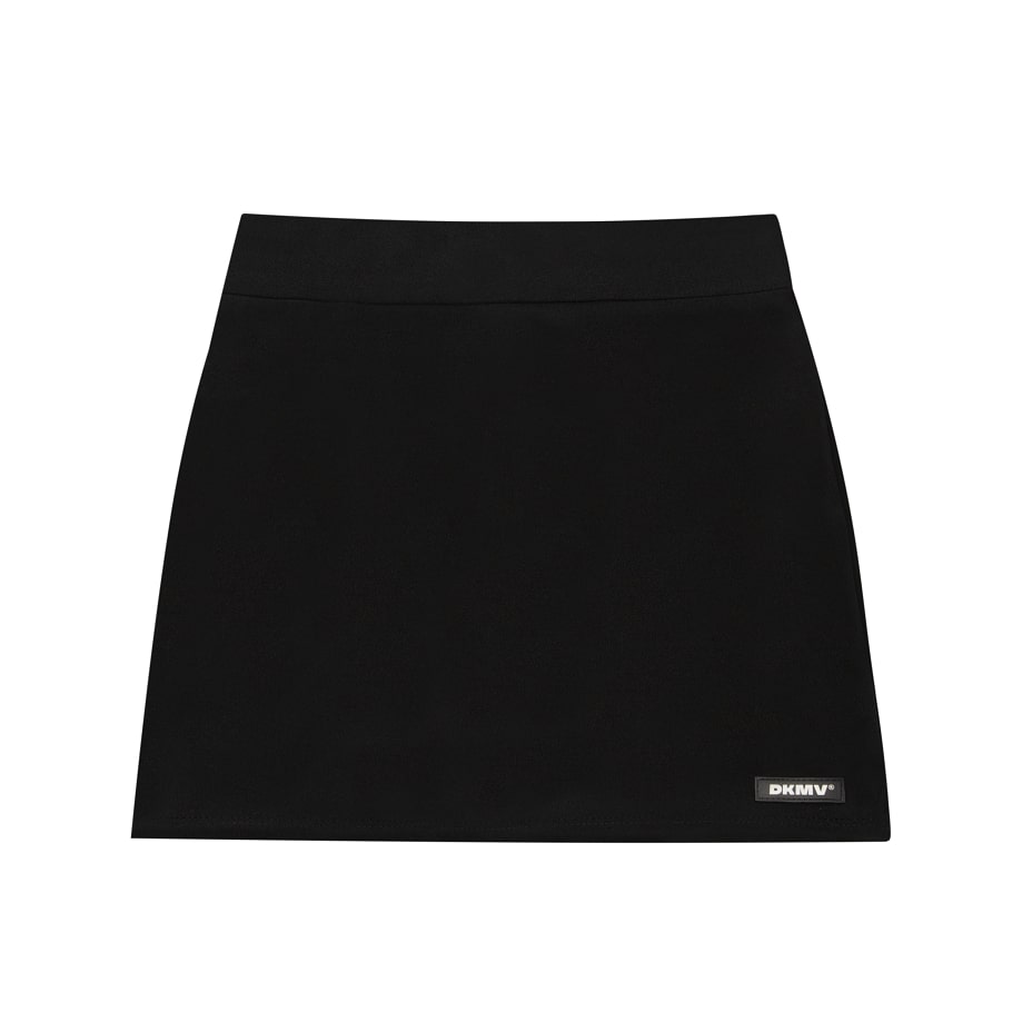 Dkmv chân váy nữ chữ a ngắn màu đen | dkmv skirt mini odette