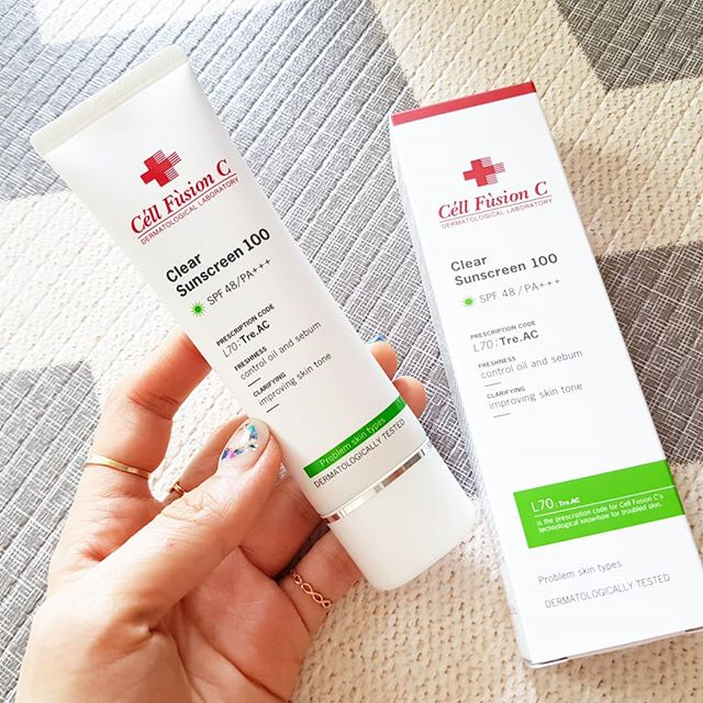 Kem chống nắng cho da dầu mụn Cell Fusion 50ml - CLear Suncreen