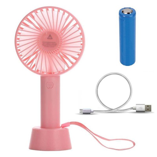 Quạt cầm tay mini tích điệnfreeship