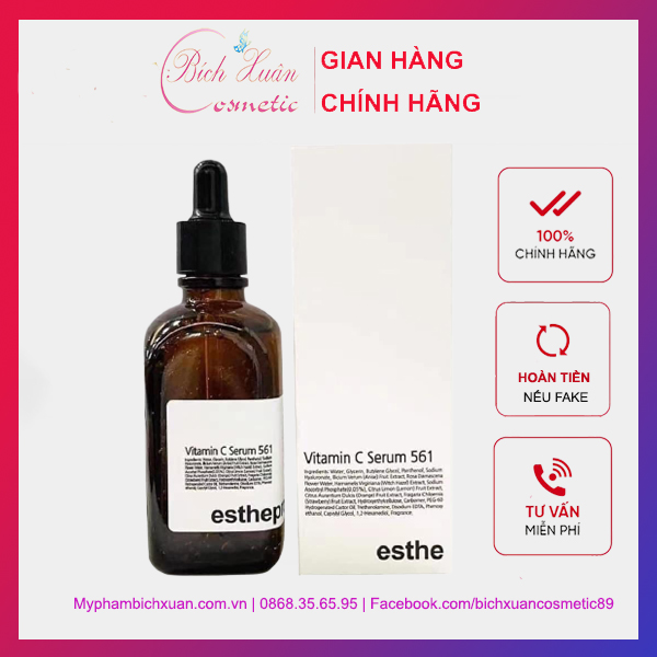 Serum dưỡng da làm trắng vitamin c 561 Esthemax 100ml