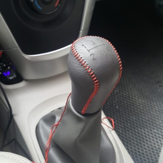 Bao da bọc cần số các đời Ford Everest MT da bò thật, mẫu thiết kế mới