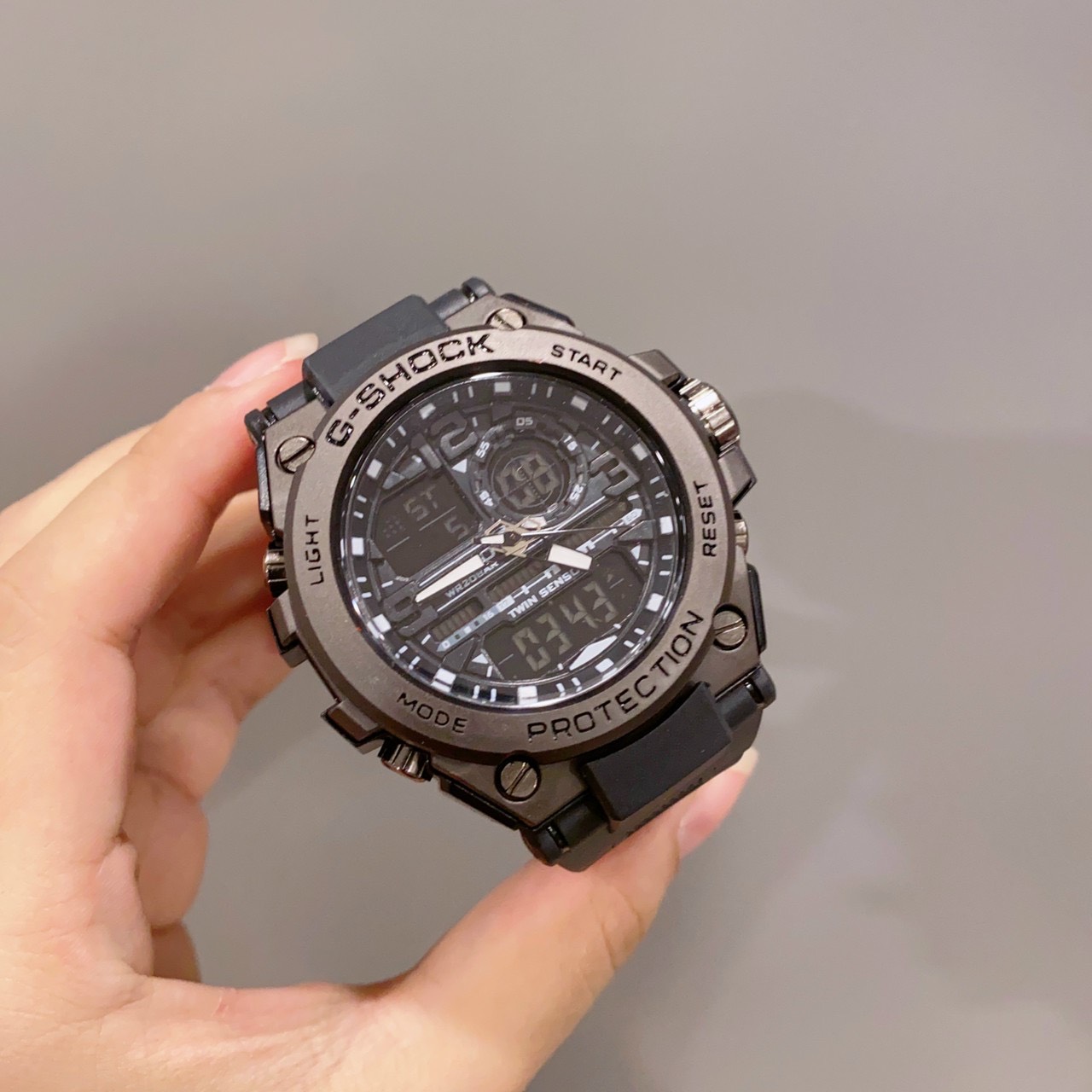 Đồng hồ nam nữ thể thao Casio G Shock Gst 8600 viền thép không gỉ, không phai màu - OneTime Store