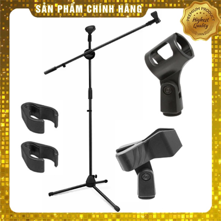 Chân míc đế micro đứng hát Boom Stand MS-001