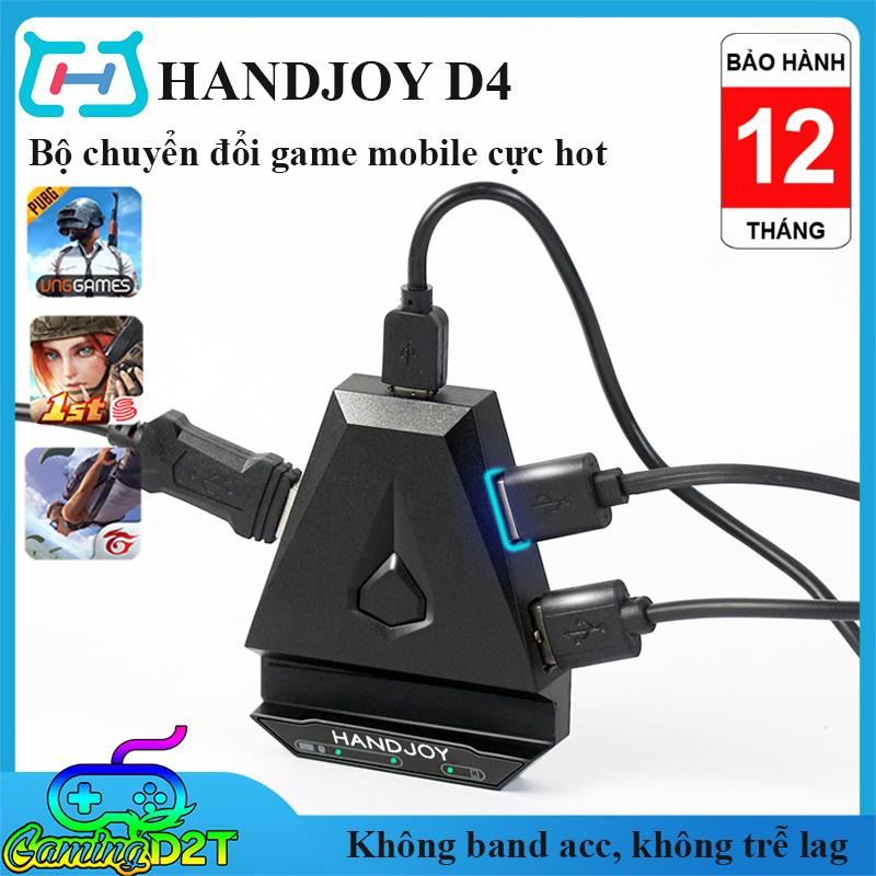 Handjoy D4 Bộ chuyển đổi bàn phím chuột cho điện thoại chơi game PUBG RoS và các game FPS khác