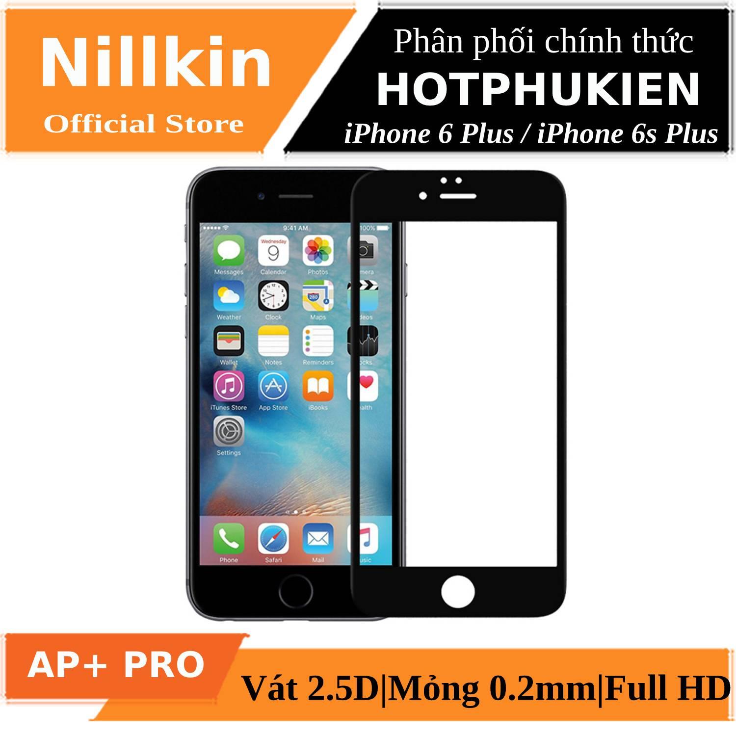 [HCM]Miếng dán kính cường lực 3D Nillkin AP+ Pro cho iPhone 6 Plus / iPhone 6s Plus (công nghệ thủy tinh ACC Nhật Bản độ cứng 9H phũ Nano)  - phân phối hotphukien