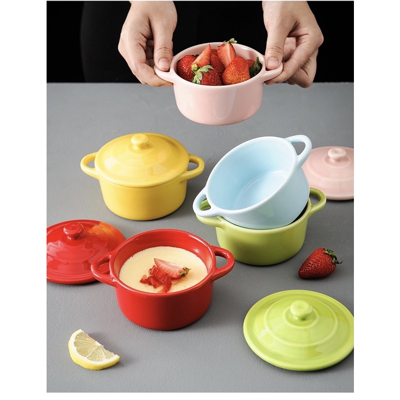 Nồi sứ mini, men bóng cực đẹp - Gốm Sứ Huấn Hải