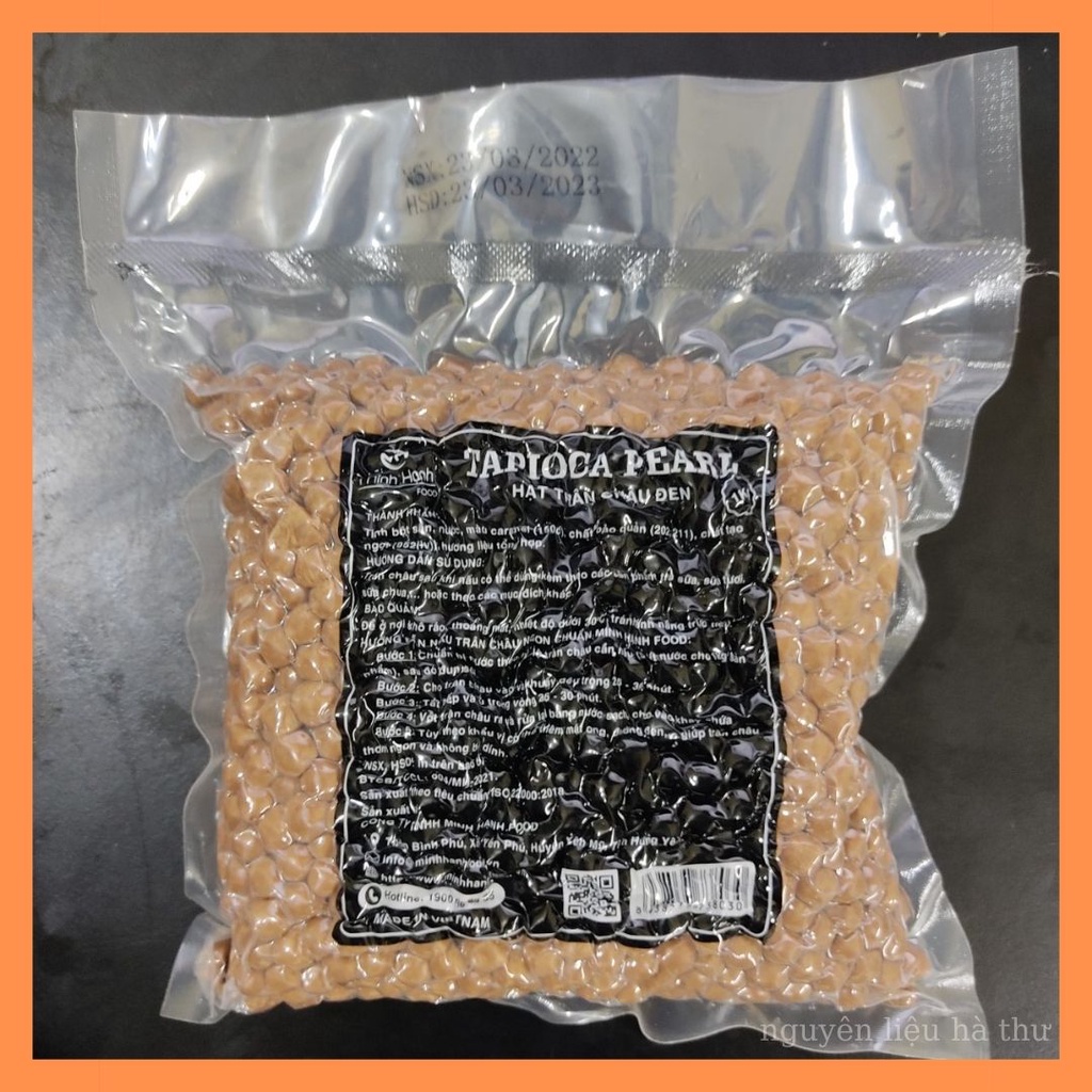 Trân châu đen trắng Minh Hạnh gói 1kg/Nguyên liệu pha chế, làm trà sữa
