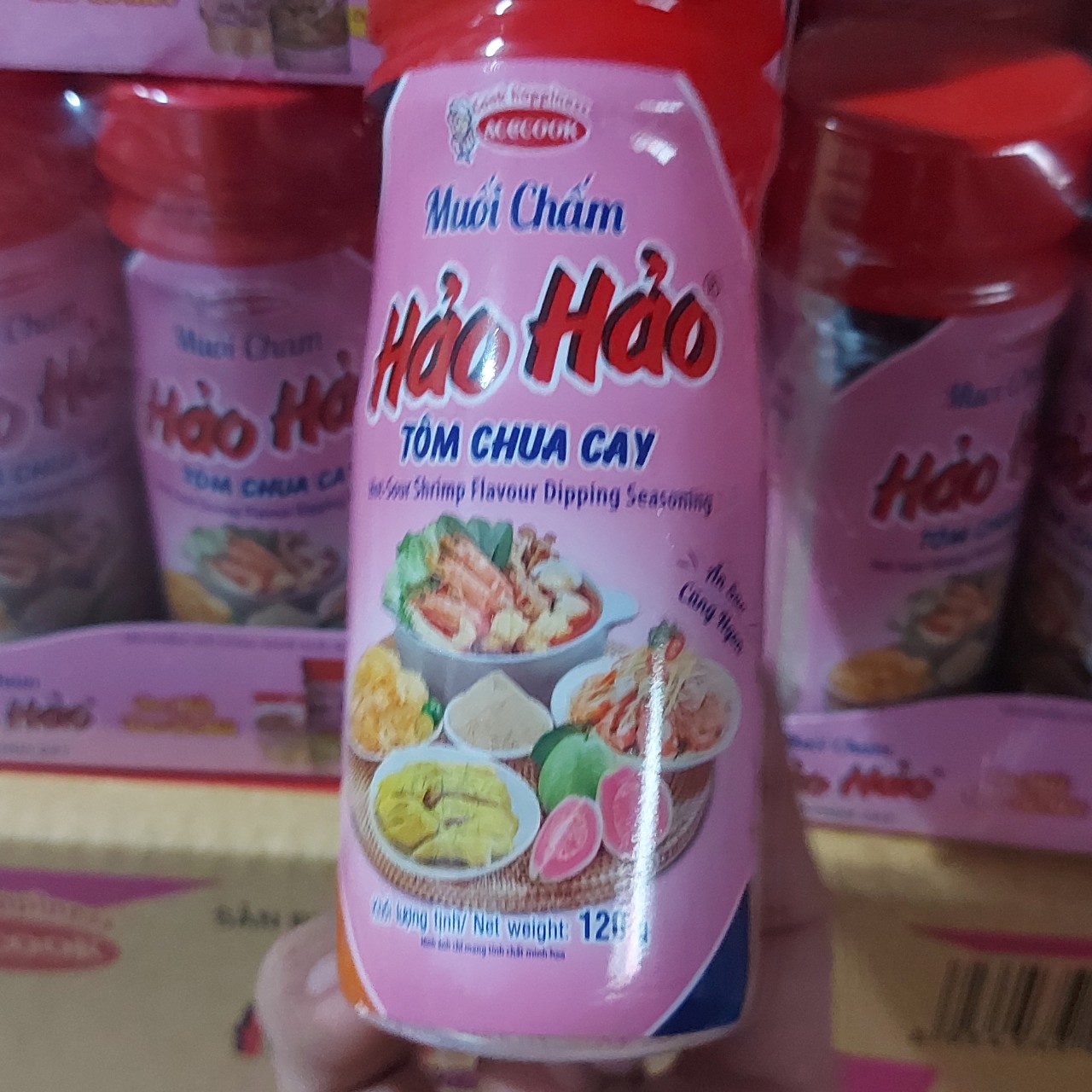 Muối chấm chua cay Hảo Hảo hủ 120g hàng chính hãng Acecook