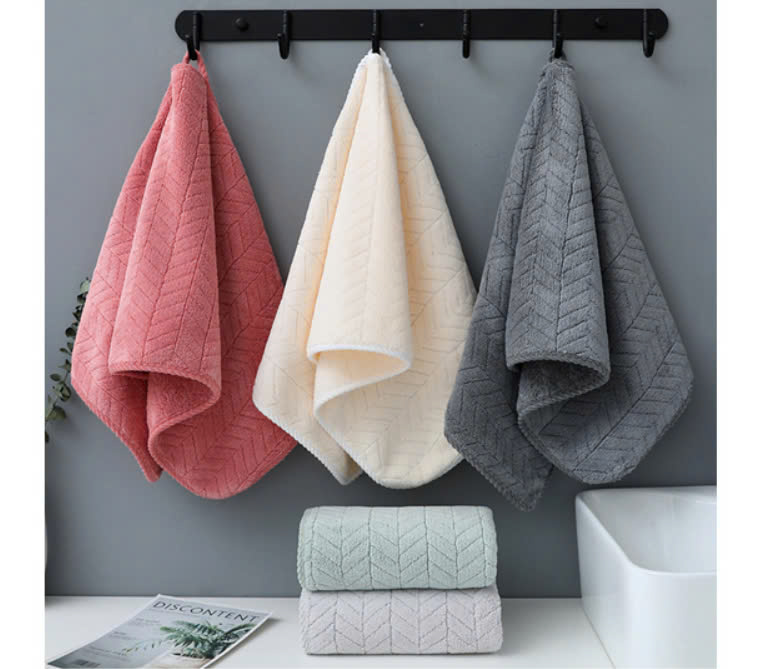 Khăn thể thao trơn cao cấp bản trung (35x75cm) cực thấm hút mồ hôi và mềm mại