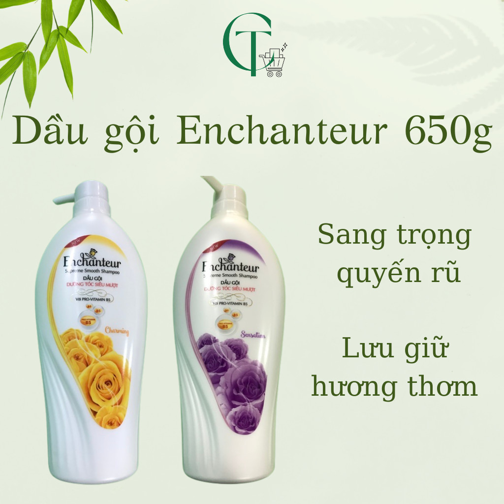Dầu gội dưỡng tóc siêu mượt Enchanteur 650g