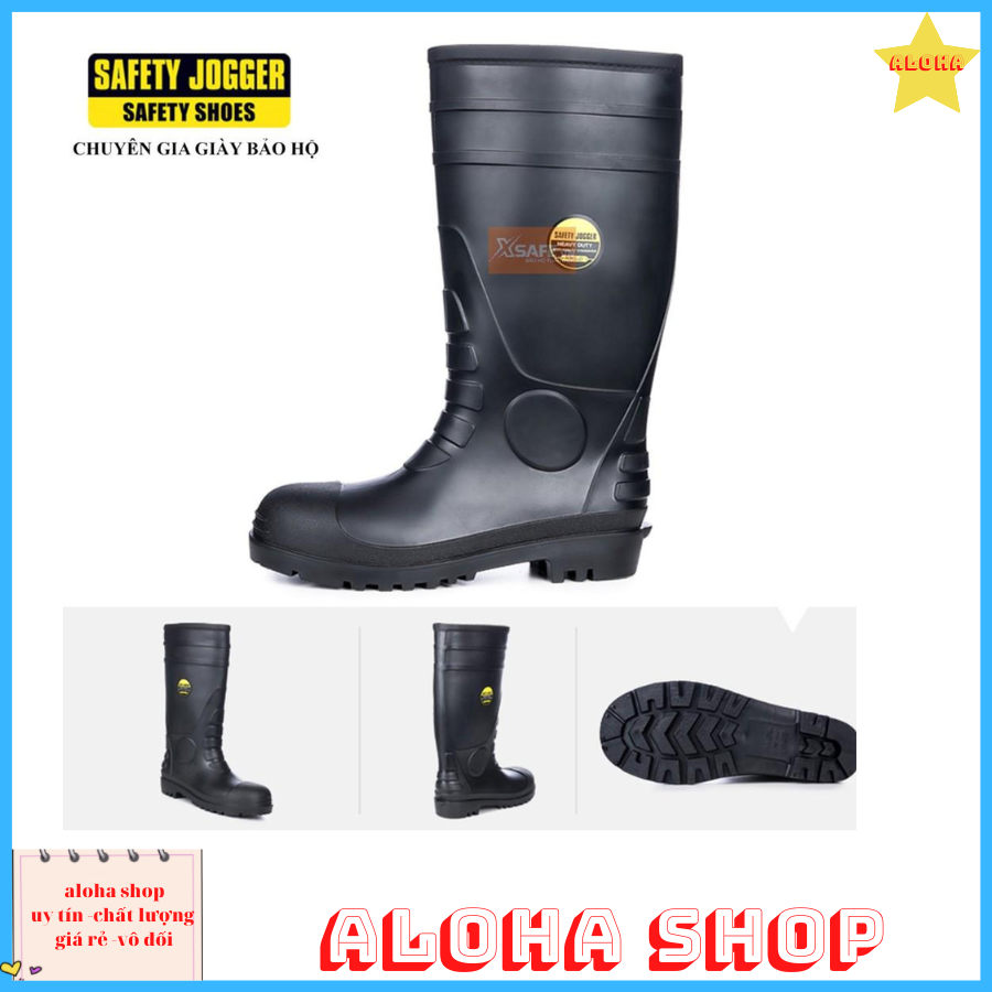 Ủng bảo hộ jogger hercules s5-đen