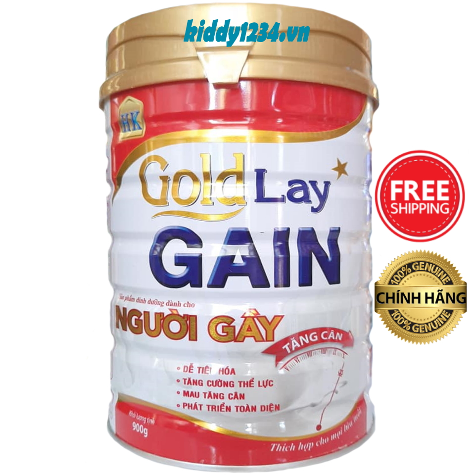 Sữa tăng cân Goldlay Gain 900g thích hợp mọi lứa tuổi