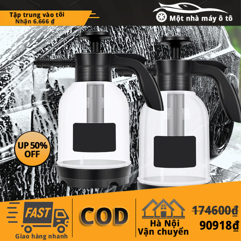 Bình Xịt Tạo Bọt Tuyết Cầm Tay bình xịt bọt tuyết bình tạo bọt tuyết rửa xe bình rửa xe bọt tuyết bình bọt tuyết 2L