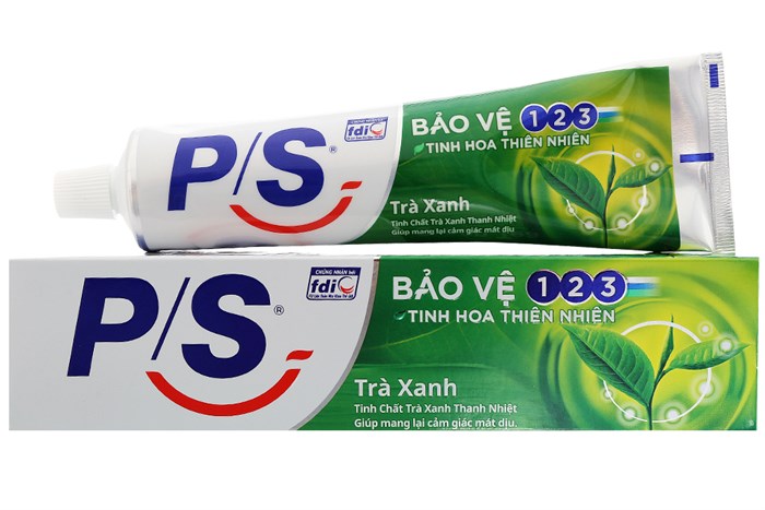 Kem đánh răng P/S trà xanh 190g
