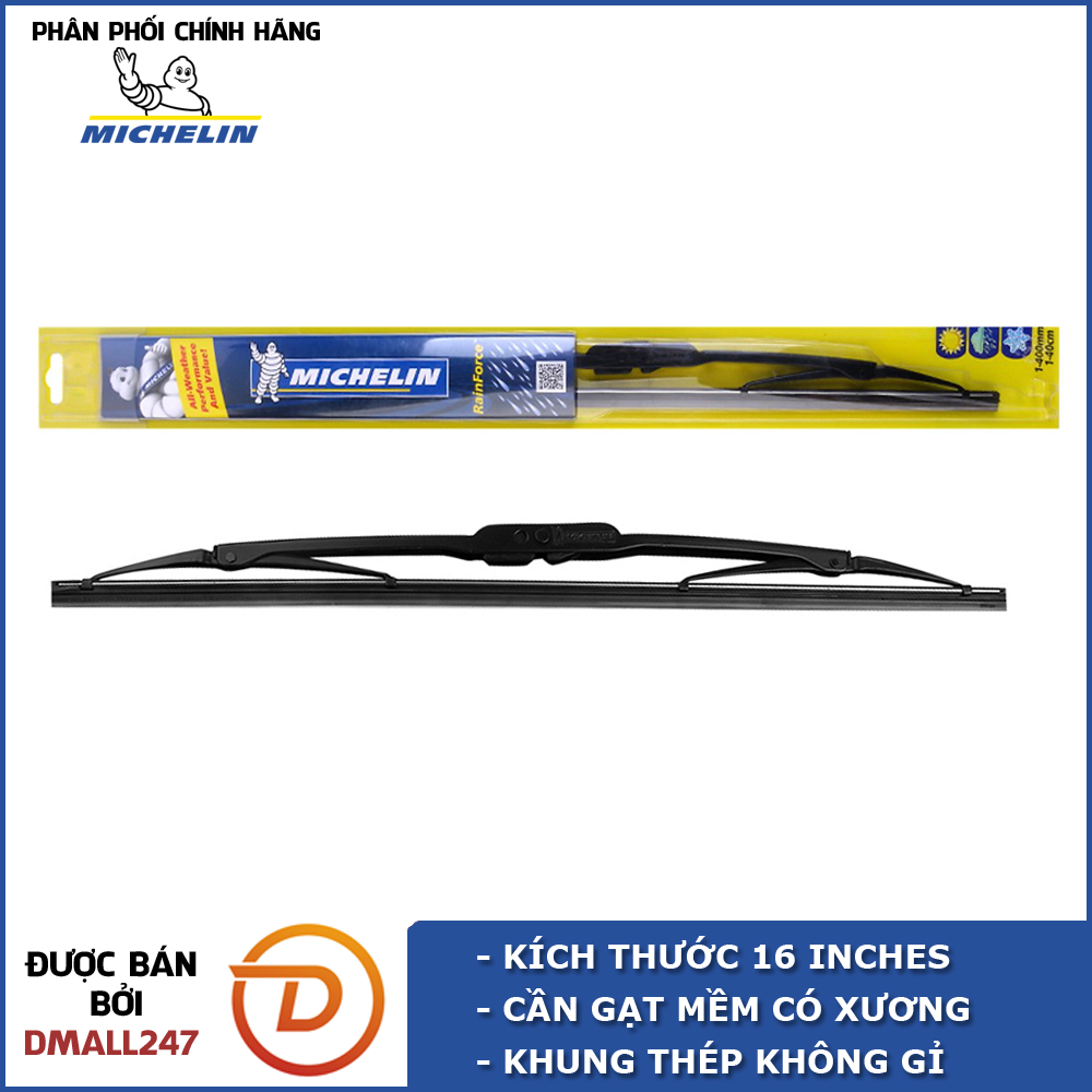Cần gạt mưa cao cấp có xương Michelin 1113xx- Nhiều kích thước - Dmall247, chăm sóc xe chuyên dụng, phụ kiện cao cấp