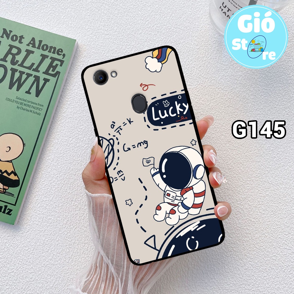 Ốp lưng oppo f5/ f7 - ốp điện thoại oppo in hình vũ trụ, phi hành gia,lưng nhựa cứng viền dẻo