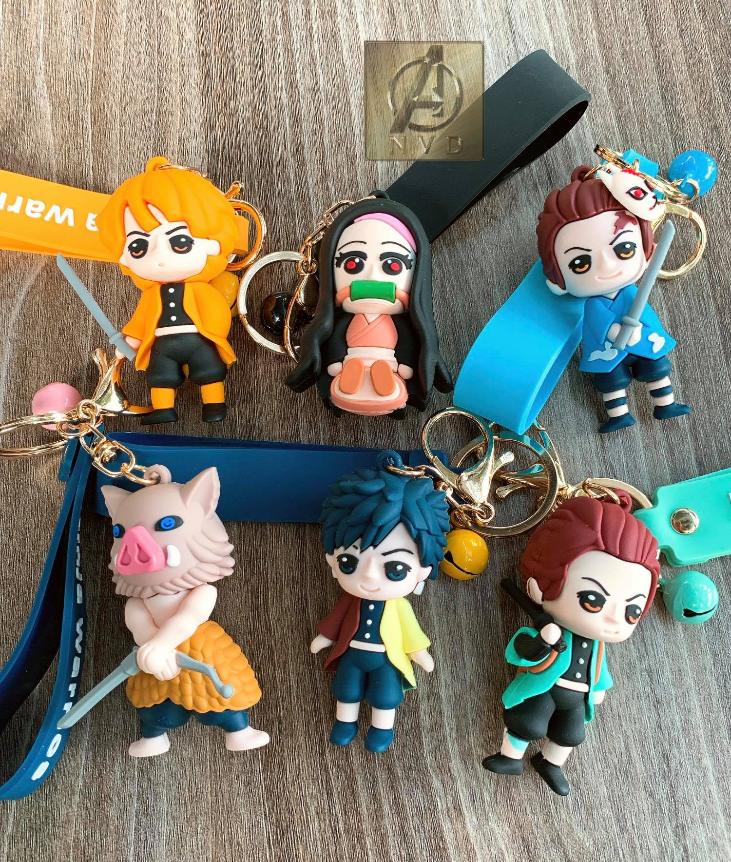 [HCM]Móc khóa Anime Thanh gươm diệt quỷ Kimetsu no Yaiba cao cấp