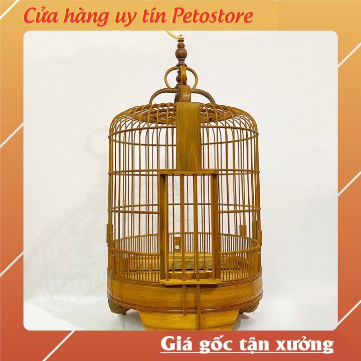 Lồng mi tàu chất liệu trúc cao cấp hàng đẹp tặng kèm móc lồng Lồng họa mi lồng chim mi thổ chim mi lồng chim cảnh LCM2