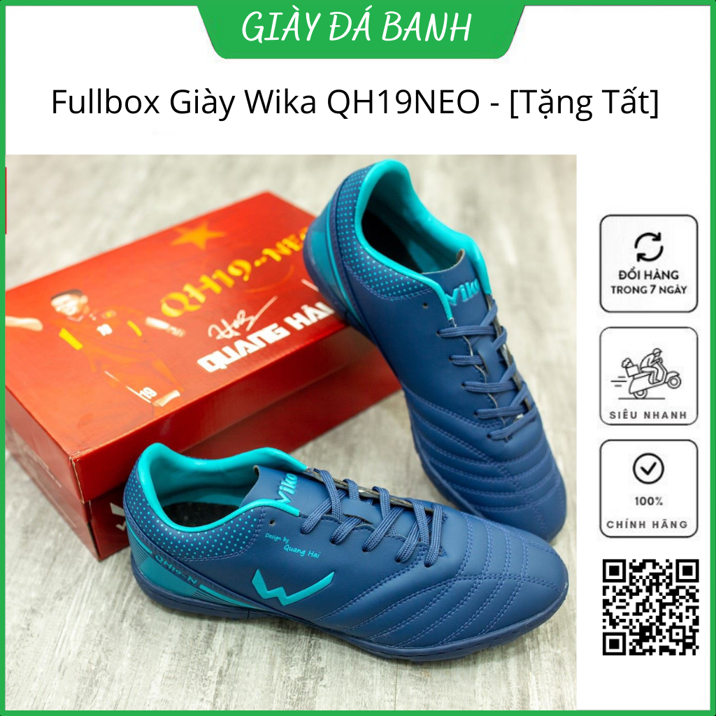 Fullbox Giày Đá Bóng Wika QH19 NEO- Tặng tất dệt kim cao cấp