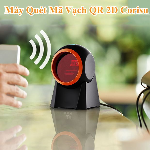 Máy Bắn Mã Vạch Đa Tia Để ban 3D KAW công nghệ CMOS Quét Tất Cả Các Mã 1D, 2D, 3D, QR... Công Nghệ C